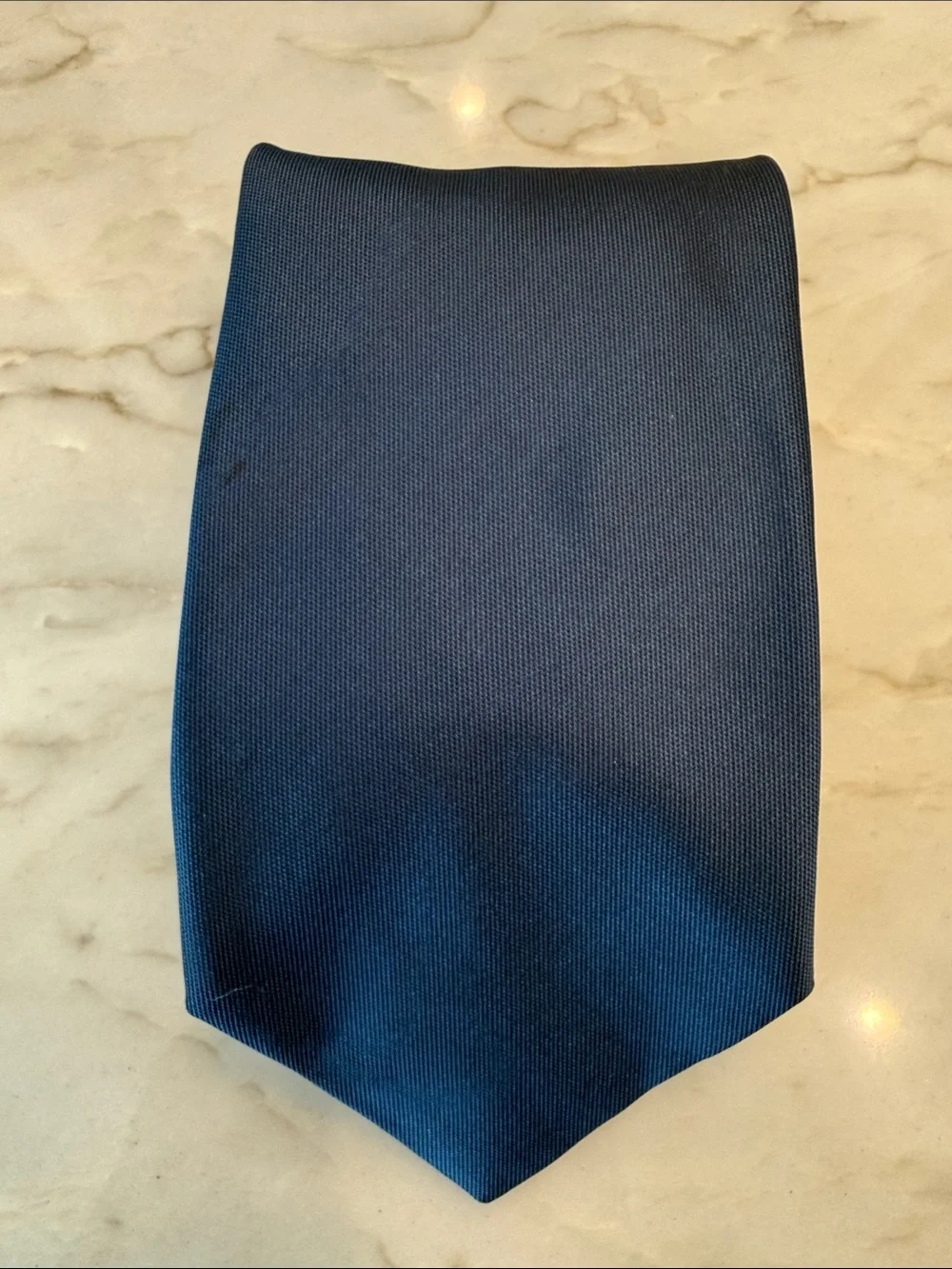 Navy silk Italian made tie